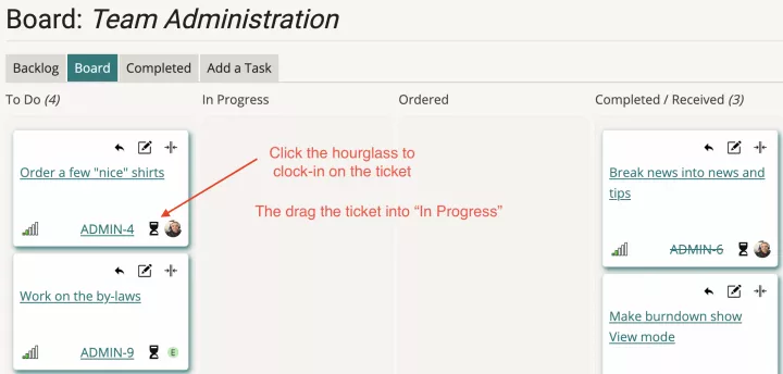 start the timer